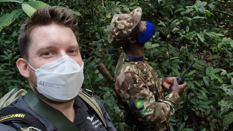 Fabian Mühlberger im Kibale Nationalpark